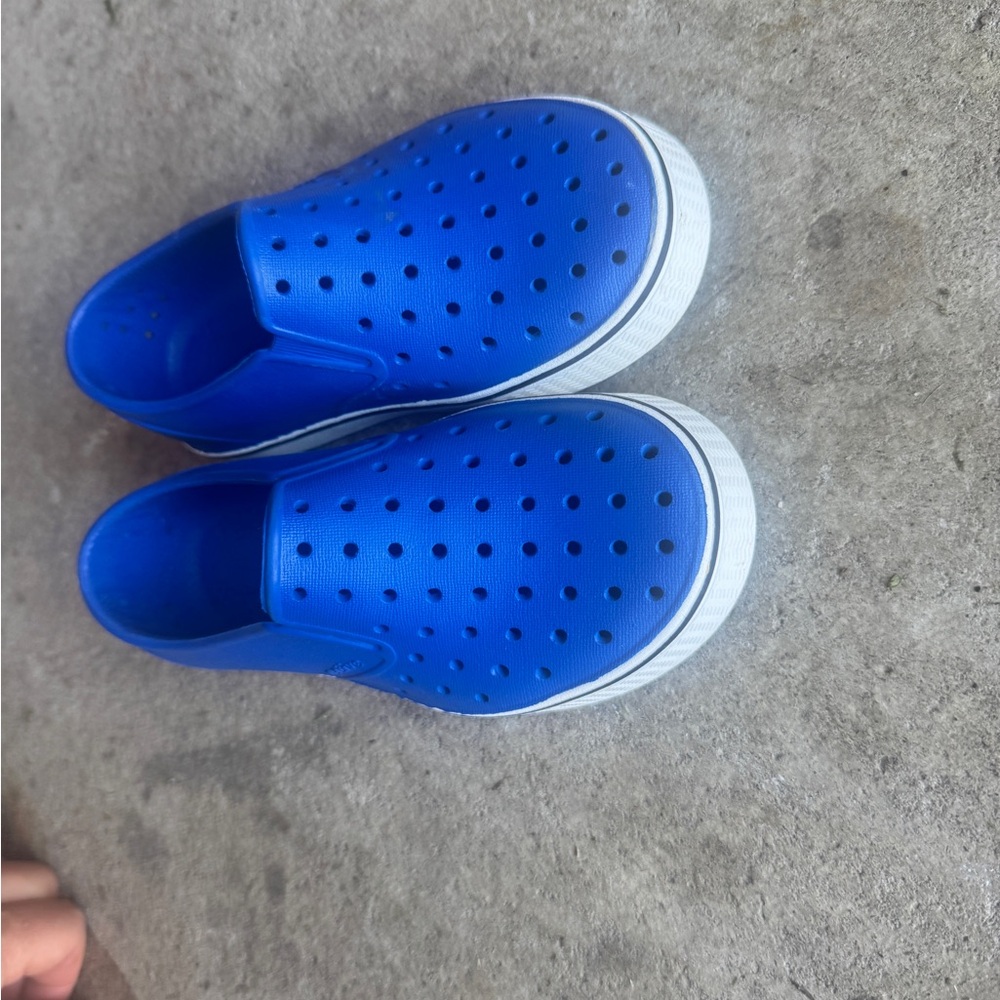 Blue Slip-On Shoes